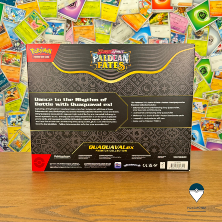 Pokemon TCG Scarlet & Violet Paldean Fates Premium Collection Meowscarada, Skeledirge si Quaquaval shiny [5]
