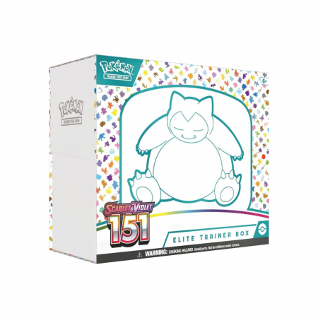 Pokemon TCG Engleza - Set cartonase Pokemon TCG Scarlet & Violet 151 Elite Trainer Box