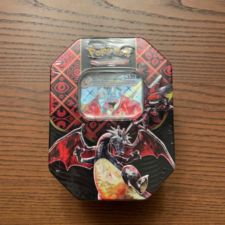 Pokemon TCG Scarlet & Violet Paldean Fates Tin Charizard Pokemonia [3]