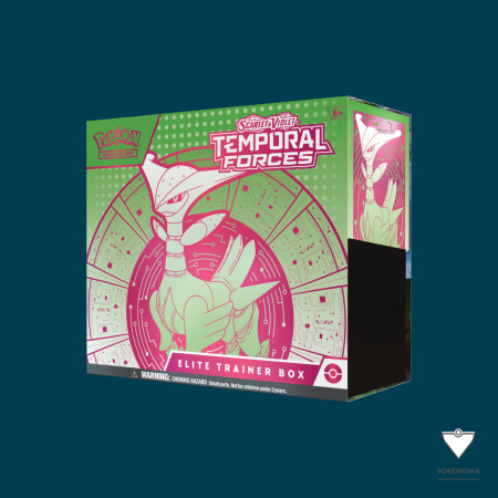 Cartonase sau Carti Pokemon Temporal Forces Elite Trainer Box Iron Leaves Virizion [1]