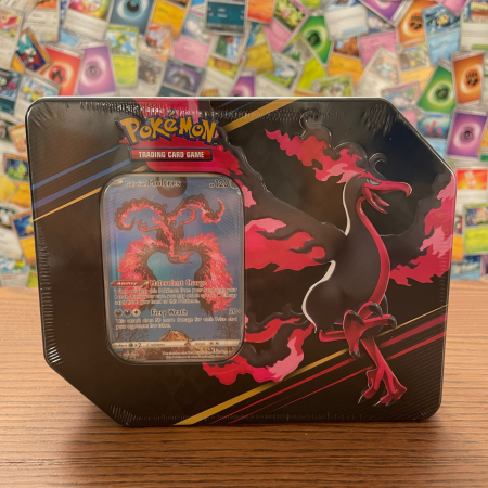 Pokemon TCG: Crown Zenith - Set Cartonase Pokemon TCG Crown Zenith Tin Galarian Moltres