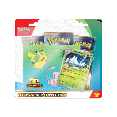 Pokemon TCG: 30th Celebrations - Pokemon TCG 30th Celebrations Tech Sticker Collection Alolan Exeggutor