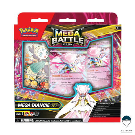 Pokemon TCG Engleza - Set cartonase Pokemon TCG Battle Deck Mega Diancie