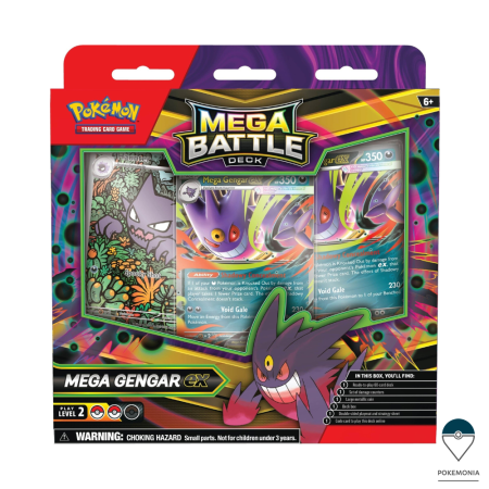 Pokemon TCG Engleza - Set cartonase Pokemon TCG Battle Deck Mega Gengar
