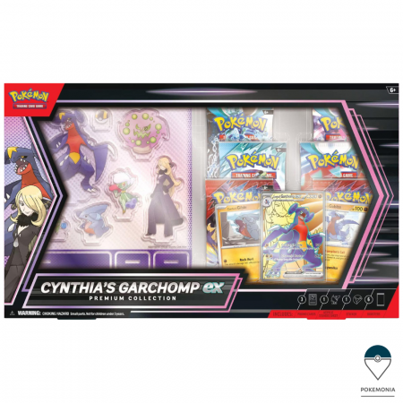 Pokemon Special Collection Box - Carti Pokemon TCG Cynthia's Garchomp ex Premium Collection