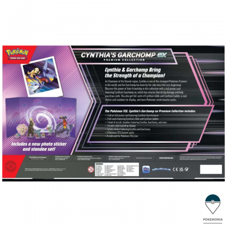 Carti Pokemon TCG Cynthia's Garchomp ex Premium Collection [1]