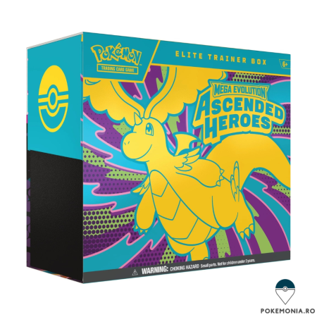 Pokemon TCG: Ascended Heroes - Pokemon Trading Card Game Mega Evolution Ascended Heroes Elite Trainer Box Mega Dragonite