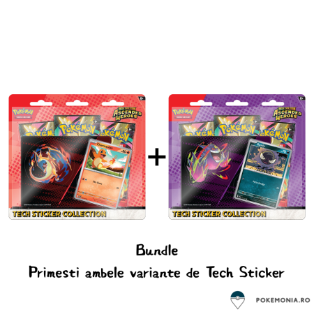 Box Break sau Rip'n'Ship in direct pe Youtube - Pokemon Trading Card Game Mega Evolution Ascended Heroes Tech Sticker Collection Charmander and Gastly