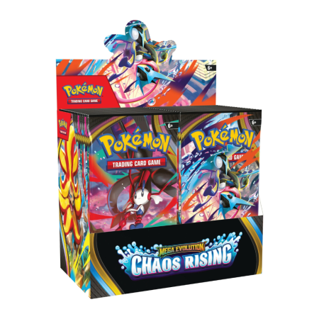 Pokemon TCG: Chaos Rising - Pokemon TCG Mega Evolution Chaos Rising Booster Box
