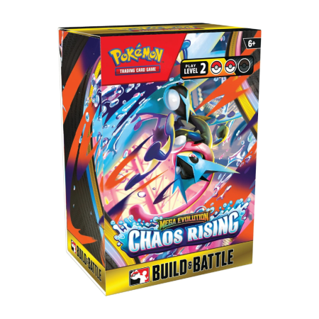 Pokemon TCG: Chaos Rising - Pokemon Trading Card Game Mega Evolution Chaos Rising Build and Battle Bo