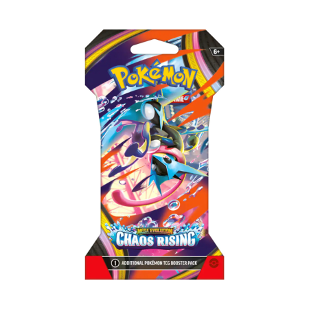 Set cartonase Pokemon TCG Mega Evolution Chaos Rising Sleeved Booster Pack [2]