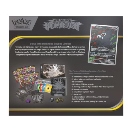 Pokemon TCG Mega Evolution Pitch Black Elite Trainer Box [1]