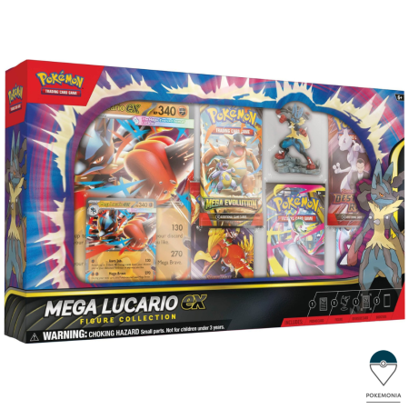 Pokemon TCG: Mega Evolution - Pokemon TCG Mega Lucario Figure Collection