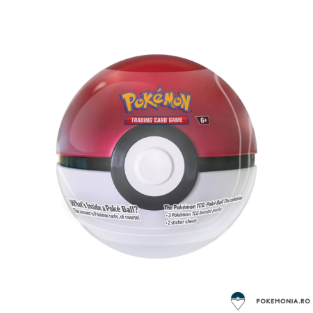 Pokemon TCG Engleza - Pokemon Trading Card Game Poke Ball Tin