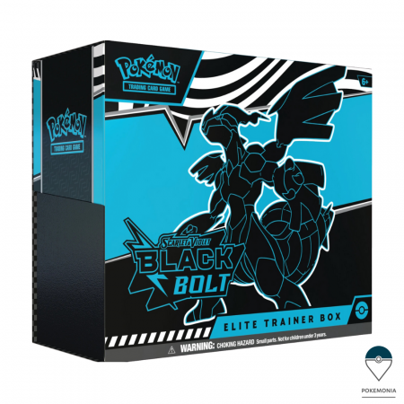 Pokemon TCG: Black Bolt & White Flare - Carti Pokemon TCG Scarlet & Violet Black Bolt Elite Trainer Box