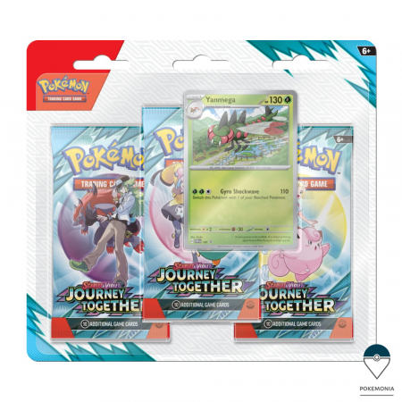 Pokemon TCG: Journey Together - Carti Pokemon TCG Journey Together 3 Pack Blister