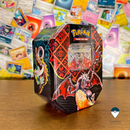 Pokemon TCG Scarlet & Violet Paldean Fates Tin Charizard Pokemonia [1]