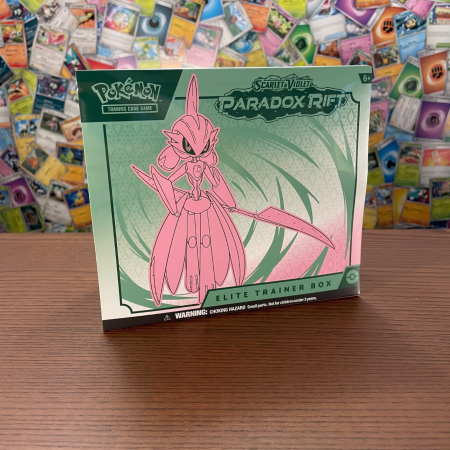 Pokemon TCG Engleza - Pokemon TCG Scarlet & Violet Paradox Rift Elite Trainer Box Iron Valiant pret