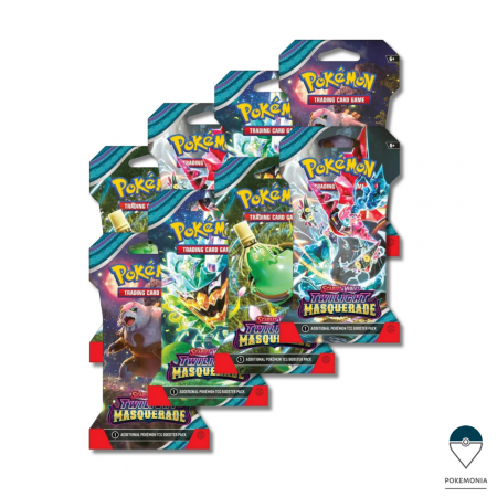 Pokemon TCG: Twilight Masquerade - Set cartonase Pokemon TCG Scarlet & Violet Twilight Masquerade Sleeved Booster Pack Display (24pcs)