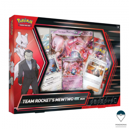 Pokemon Special Collection Box - Carti Pokemon TCG Team Rocket's Mewtwo ex Box