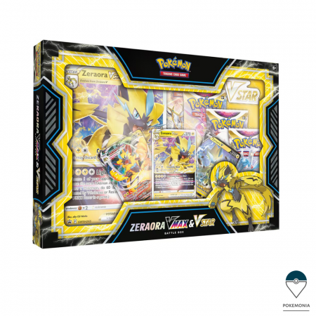 Pokemon Special Collection Box - Carti Pokemon TCG Zeraora Vmax and Vstar Battle Box