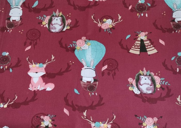 Bumbac cu  Corturi pe bordo [1]