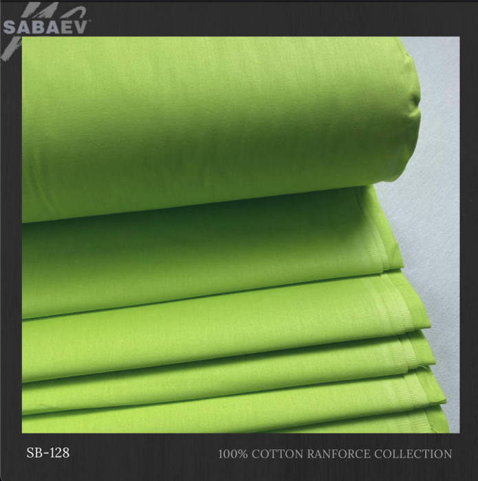 Bumbac Satinat Uni Verde deschis SB128 [1]