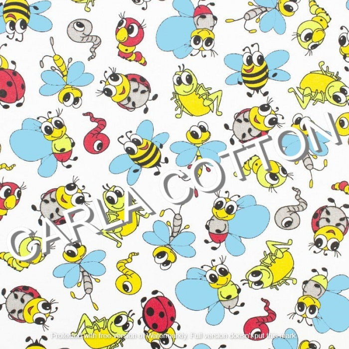 Cupon  Bumbac cu Albinute - dimensiune 0.83 x 1.60m [1]