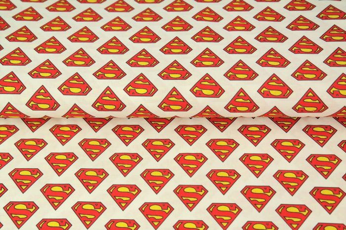 Cupon  Poplin cu licenta Superman - dimensiune 0,5 x 1.50 m [1]
