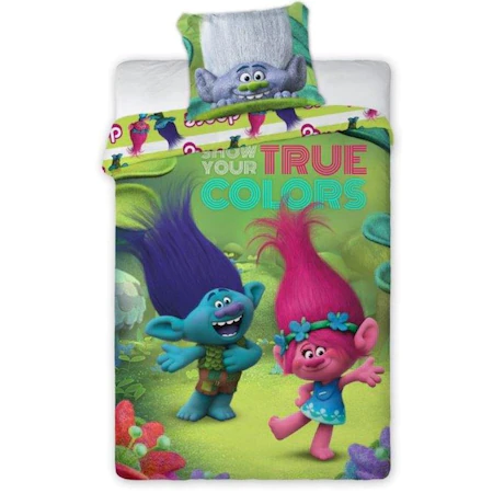 Set Lenjerie de pat Trolii Trolls, 2 piese [1]