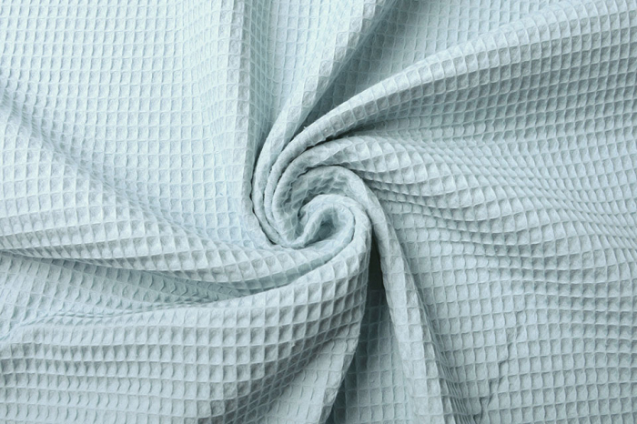 Bumbac Waffle Albastru deschis [1]