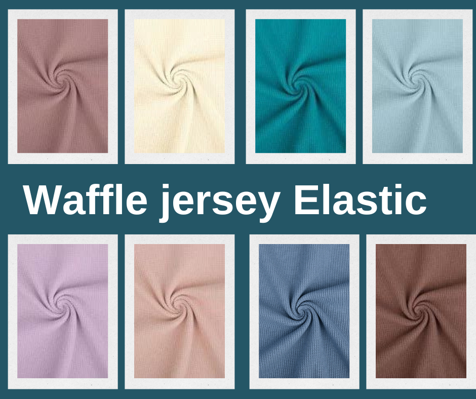 Waffle jersey elastic turcoaz [2]
