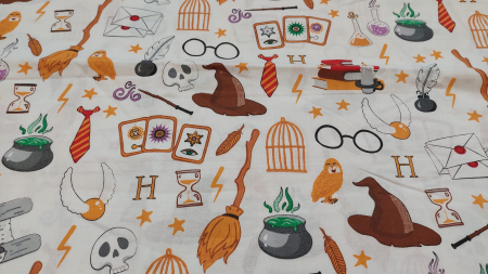 Tesaturi Textile - Bumbac cu Harry Potter