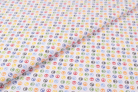 Tesaturi Textile - Bumbac cu  model Peace