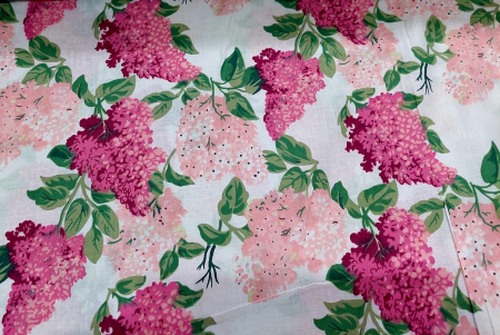 Tesaturi Textile - Bumbac cu  Liliac pentru lenjerie