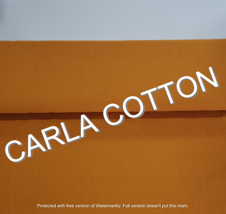 Cupoane de material - Cupon  Muselina Mustar -dimensiune 0.50 x 1.50 m