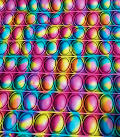 Cupoane de material - Cupon French Terry cu Pop It - dimensiune 50x90 cm