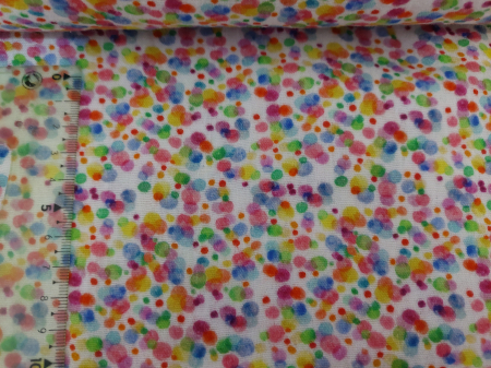 Cupoane de material - Cupon  Muselina cu Buline  - dimensiune 0.50 x 1.40 m