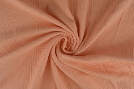 Cupoane de material - Cupon  Muselina RozSomon  -dimensiune 0.60 x 1.50 m