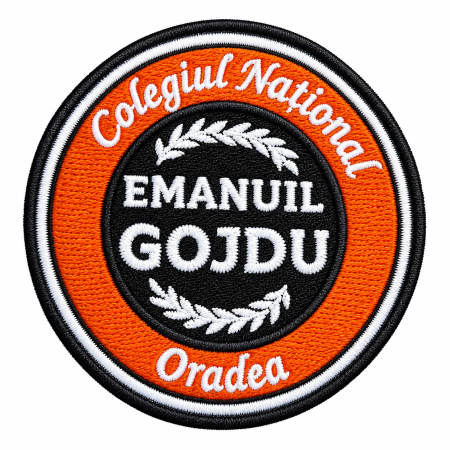 Embleme Scolare - Emblemă Colegiul Național Emanuil Gojdu Oradea – Emblemă Școlară Brodată