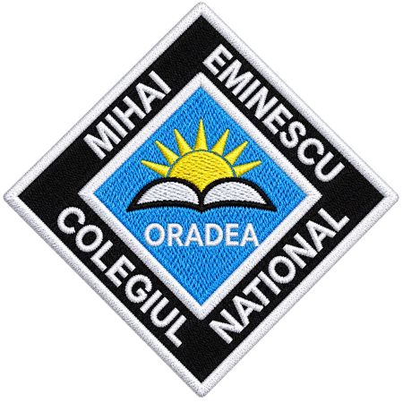 Embleme Scolare - Emblema Liceul Mihai Eminescu  Oradea – Emblema Școlara Brodata