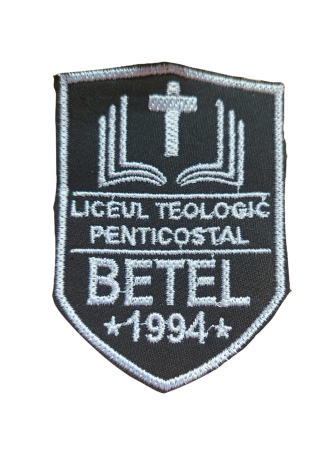 Embleme Scolare - Emblema Liceul Penticostal Betel  Oradea – Emblema Școlara Brodata