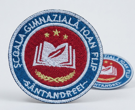 Embleme Scolare - Emblema Scoala Gimnaziala Ioan Filip Santandrei – Emblema Școlara Brodata