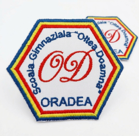 Embleme Scolare - Emblema Scoala Gimnaziala Oltea Doamna Oradea – Emblema Școlara Brodata