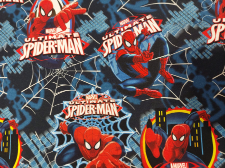 French Terry cu modele Disney - French Terry cu Spiderman