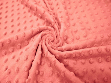 Plush Minky - Plush Minky Coral - 10 metri