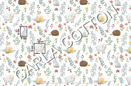 Textile la Rola - Rola 25m - Bumbac cu Oite