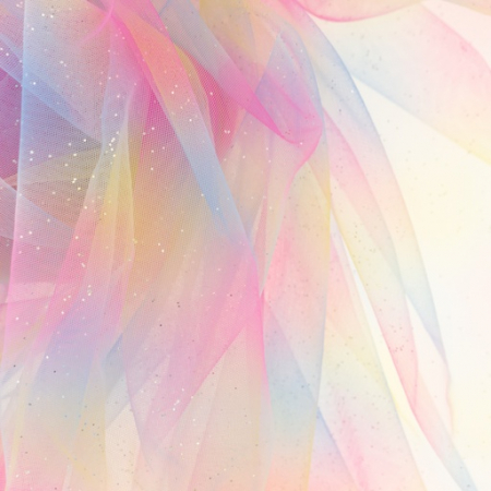 Tulle - Tulle Rainbow cu Glitter