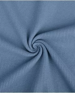 Waffle jersey elastic - Waffle jersey elastic Albastru Jeans