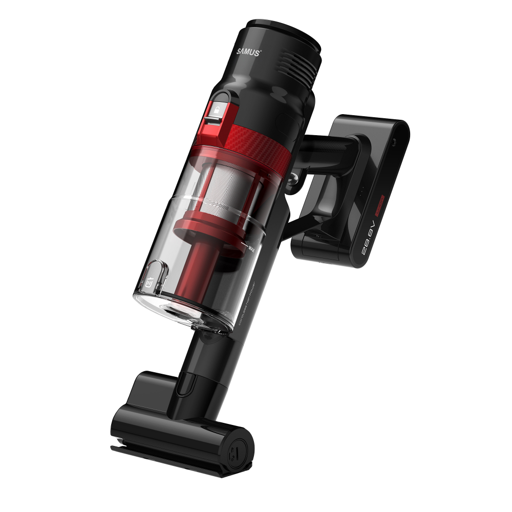 Aspirator vertical fara fir 2 in 1 Samus Hurricane Max Pro, 600 W, Putere de aspirare max. 29 kPa (210 W), 3 trepte de putere (Eco / Mediu / Max ), Recipient colectare 0.8 litri, Autonomie 60 min, Bat [2]